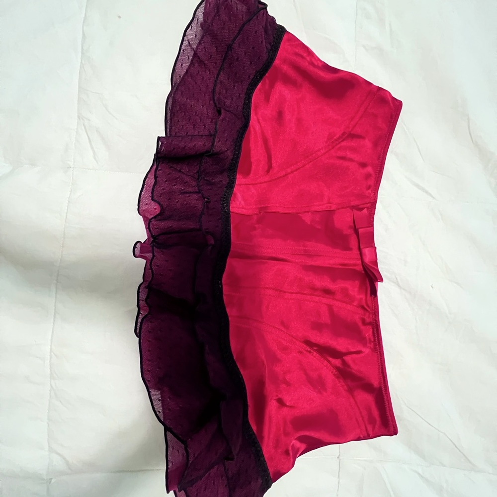 Fredericks of Hollywood mini slip skirt